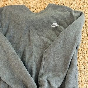 super cute gray nike hoodie